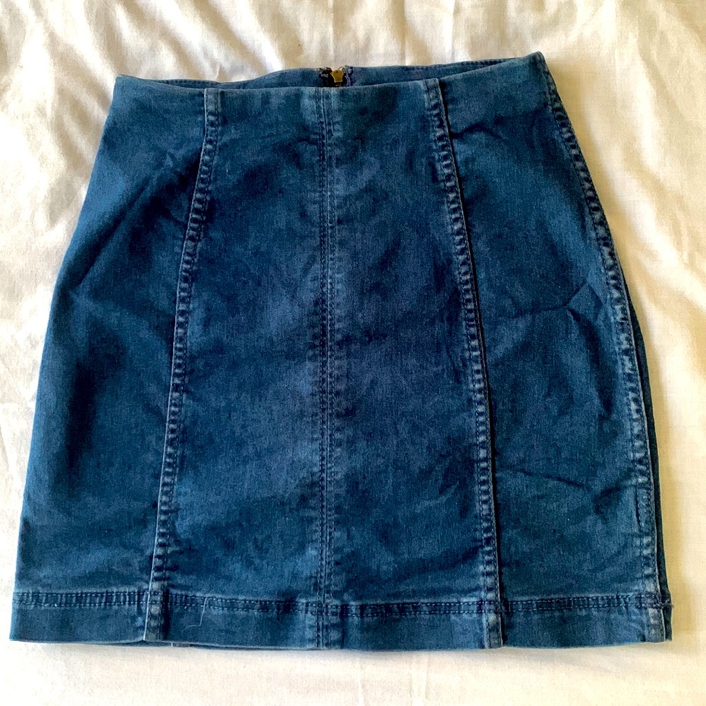 Free People Denim Skirt